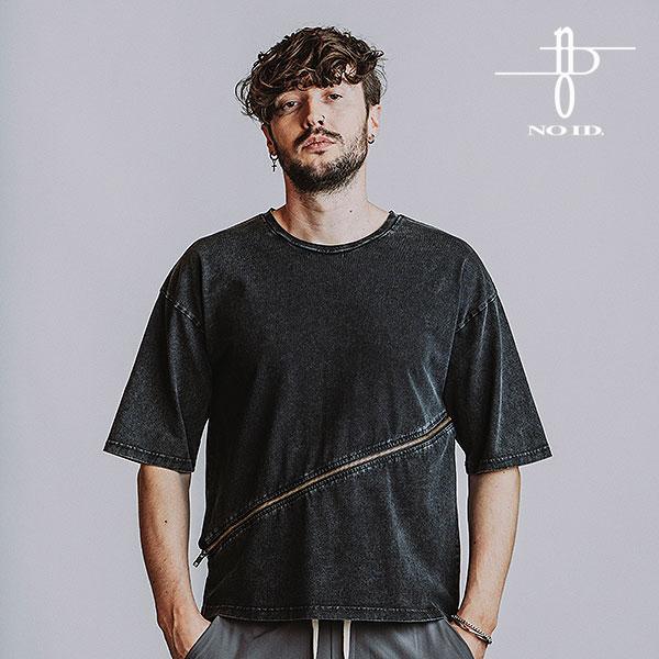 NO ID. BLACK ノーアイディー 2WAY-ZIP-T