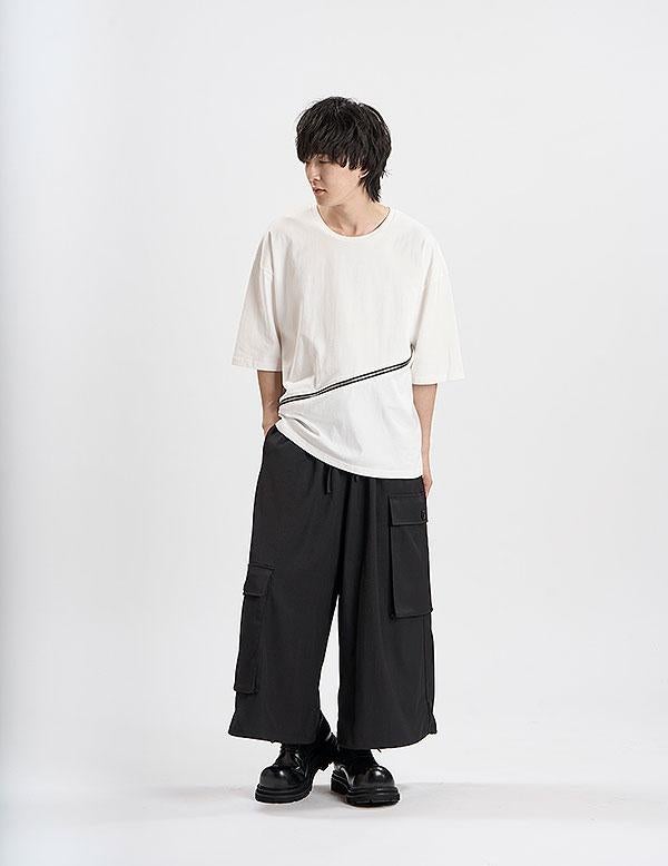 NO ID. BLACK ノーアイディー 2WAY-ZIP-T