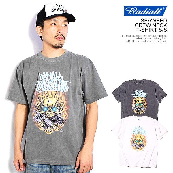 RADIALL ラディアル SEAWEED - CREW NECK T-SHIRT S/S