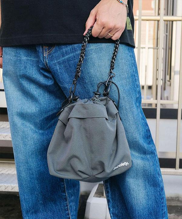 SUBCIETY サブサエティ Kinchaku 2way shoulder bag