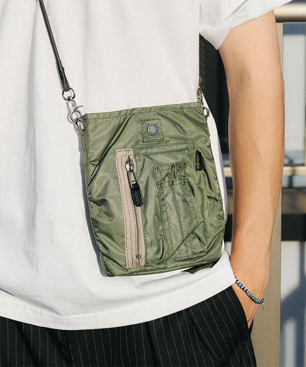 SUBCIETY サブサエティ MA-1 shoulder pouch