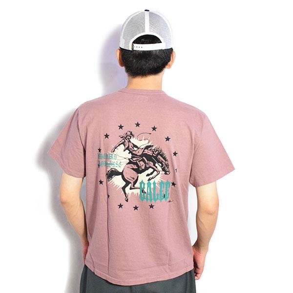 CALEE キャリー GARMENT DYE IRON HORSE TEE -BARTHDAY WORKS DESIGN-