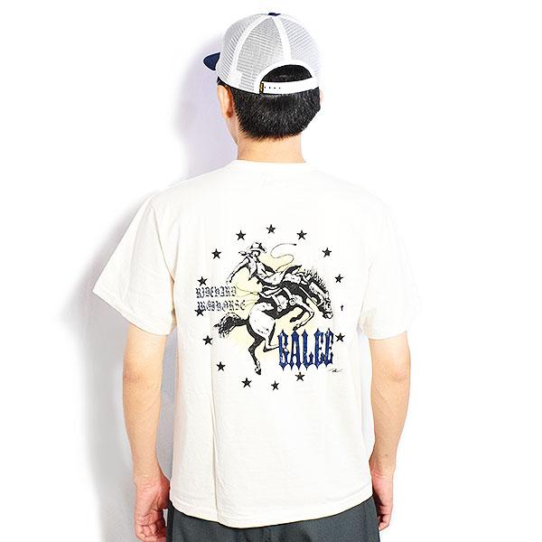CALEE キャリー GARMENT DYE IRON HORSE TEE -BARTHDAY WORKS DESIGN-
