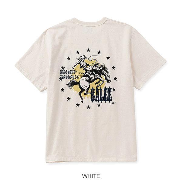 CALEE キャリー GARMENT DYE IRON HORSE TEE -BARTHDAY WORKS DESIGN-