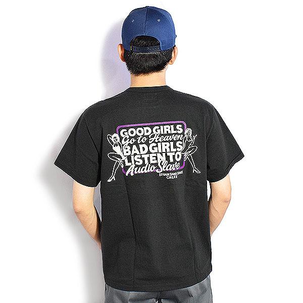 CALEE キャリー GARMENT DYE GIRLS LOGO POCKET TEE -NATURALLY PAINT