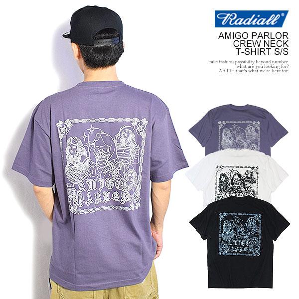RADIALL ラディアル AMIGO PARLOR - CREW NECK T-SHIRT S/S
