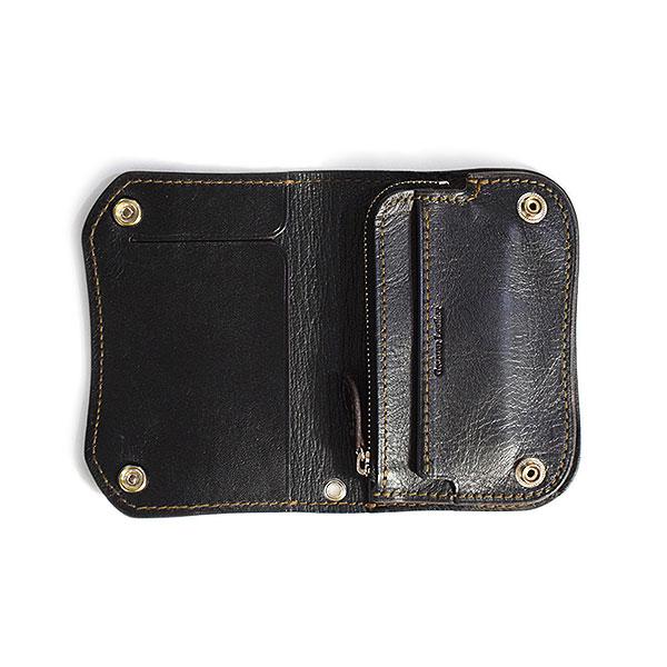 GROOVER LEATHER グルーバーレザー ショートトラッカー 馬革 -ブラック