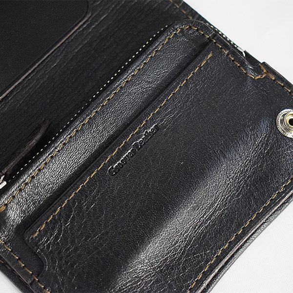 GROOVER LEATHER グルーバーレザー ショートトラッカー 馬革 -ブラック