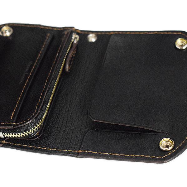 GROOVER LEATHER グルーバーレザー ショートトラッカー 馬革 -ブラック