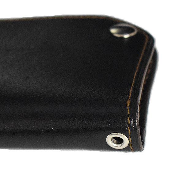 新品未使用 Groover Leather グルーバーレザー GROOVER LEATHER グルーバーレザー ショートトラッカー 馬革 -ブラック