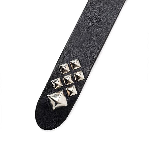CALEE キャリー STUDS LEATHER NARROW BELT CL-26SS024LE