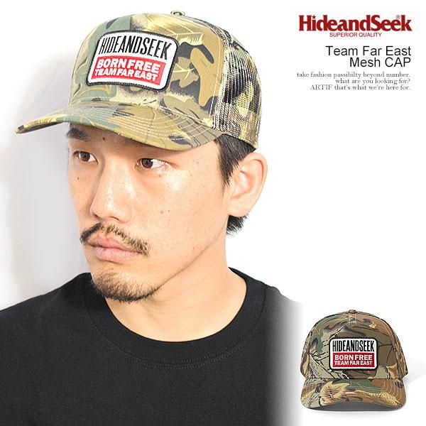 HIDEANDSEEK ハイドアンドシーク Team Far East Mesh CAP