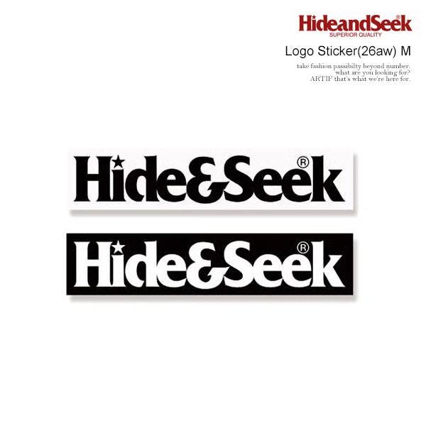 HIDE AND SEEK ハイドアンドシーク Logo Sticker(26aw) M