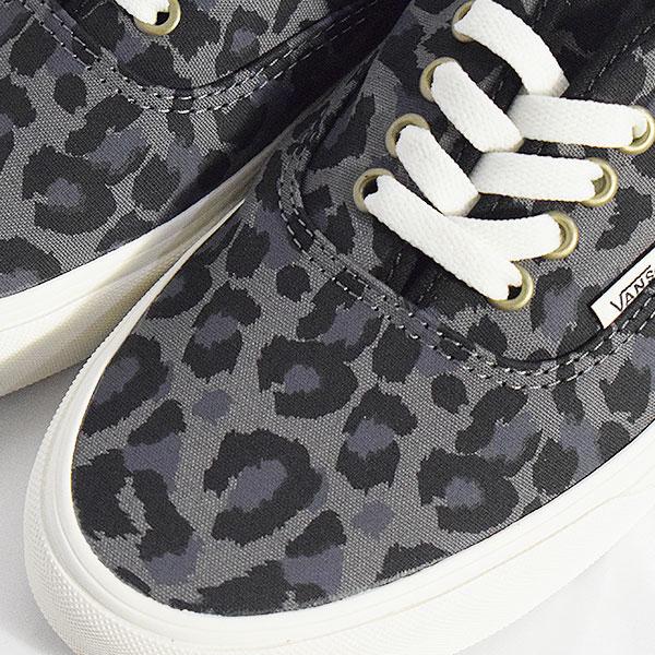 VANS ヴァンズ Authentic LEOPARD Black/Pewter