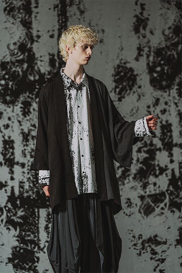 珍品 ETRO ナイトガウン キモノガウンジャケット イタリア Italy 2026 夏 先行予約 8月上旬入荷予定 NO ID. BLACK ノーアイディー