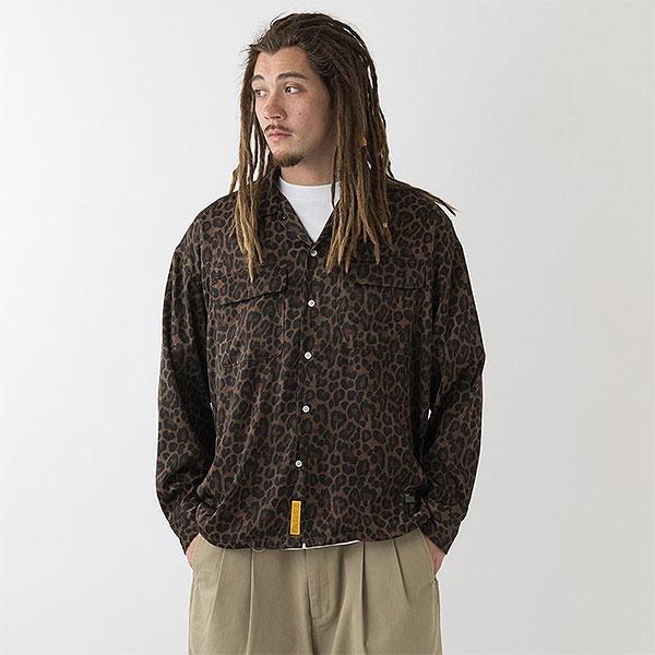 21aw FAT フィールド シャツ ジャケット レオパード サイズ FAT FAT エフエーティー CROPERD