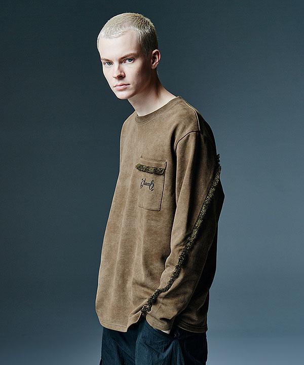 2026 冬 先行予約 11月下旬～12月上旬入荷予定 glamb グラム Fringe Sweat