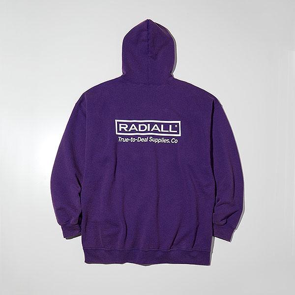 RADIALL ラディアル SUPPLY - ZIP UP HOODIE SWEATSHIRT L/S