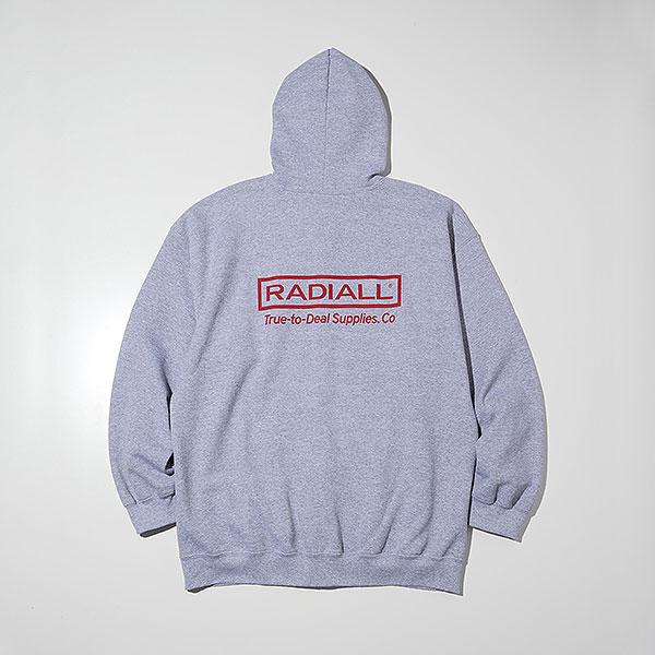 RADIALL ラディアル SUPPLY - ZIP UP HOODIE SWEATSHIRT L/S