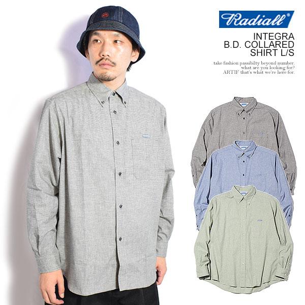 RADIALL ラディアル INTEGRA - B.D. COLLARED SHIRT L/S