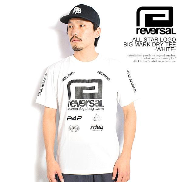 reversal リバーサル ALL STAR LOGO BIG MARK DRY TEE -WHITE- | ARTIF