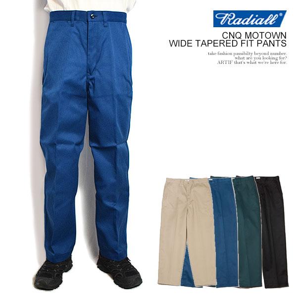 RADIALL ラディアル CNQ MOTOWN - WIDE TAPERED FIT PANTS