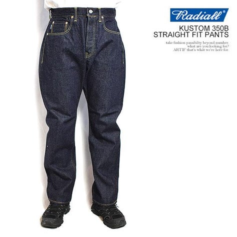 RADIALL ラディアル KUSTOM 350B - STRAIGHT FIT PANTS