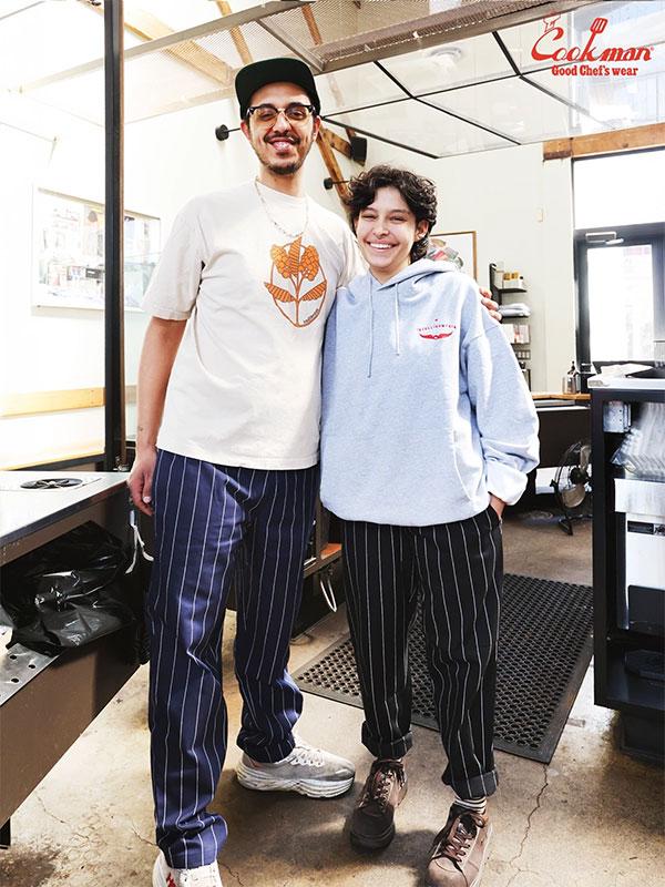 COOKMAN クックマン Chef Pants Pencil Stripe Black -BLACK- | ARTIF