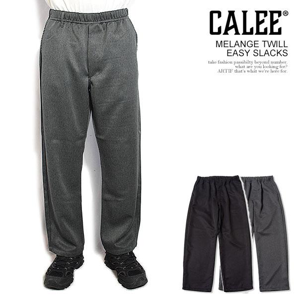 CALEE キャリー FAUX SUEDE RELAX PANTS