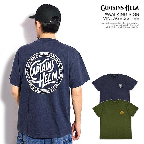 CAPTAINS HELM キャプテンズヘルム #WALKING SIGN VINTAGE SS TEE