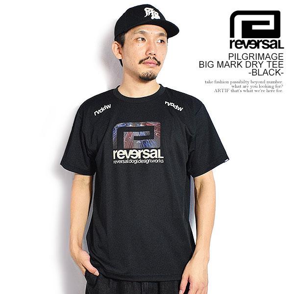 reversal リバーサル PILGRIMAGE BIG MARK DRY TEE -BLACK- | ARTIF