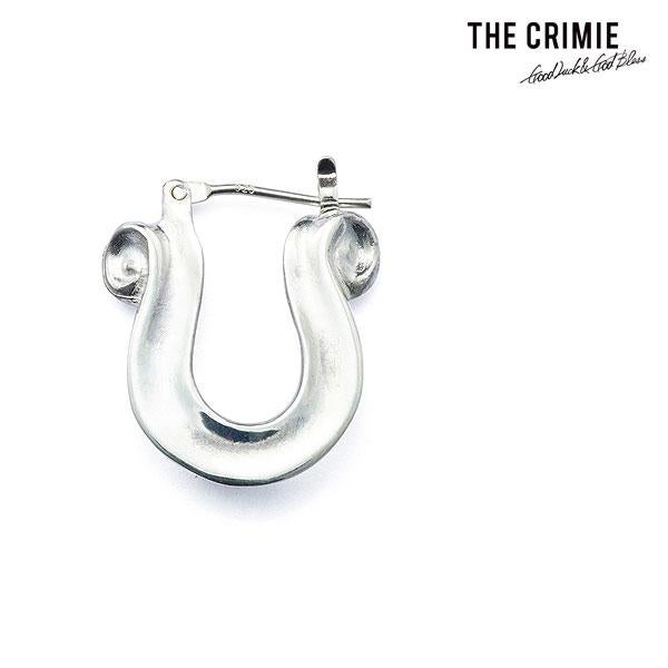 CRIMIE ホースシューピアス シルバー925&K18 メーカー取り寄せ対応 CRIMIE クライミー LETTER RIBBON HORSE SHOE