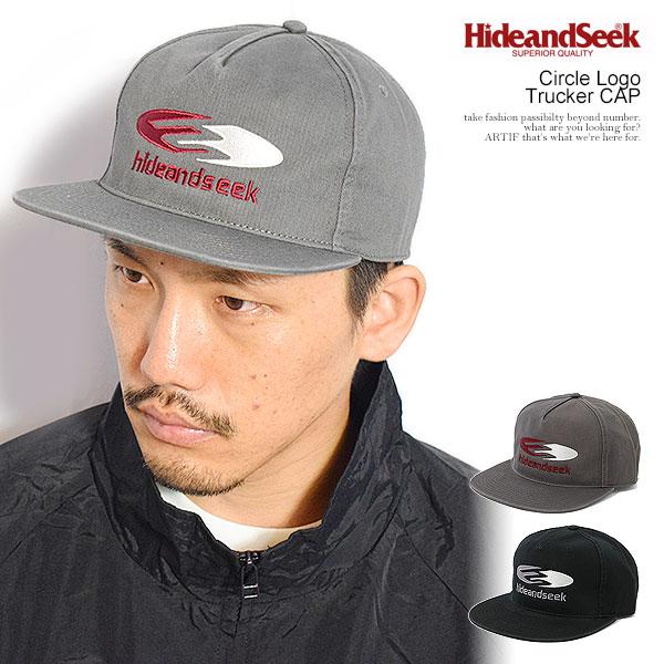 HIDEANDSEEK ハイドアンドシーク Circle Logo Trucker CAP