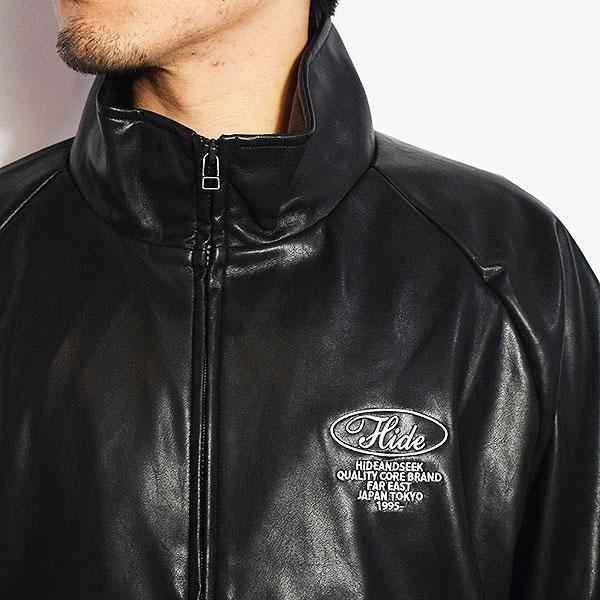 HIDE AND SEEK ハイドアンドシーク Track Jacket (26aw) -PU Leather-