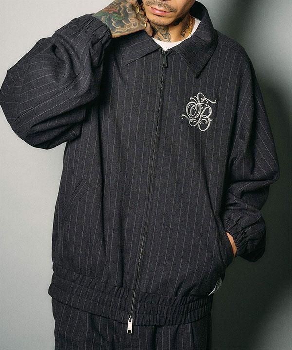 SUBCIETY サブサエティ Pinstripe blouson