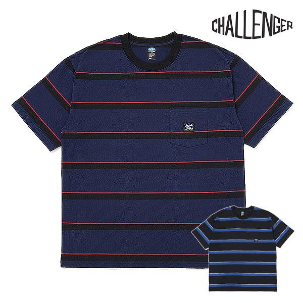 CHALLEGER S/S AUTHENTIC BORDER TEE 新品 CHALLENGER チャレンジャー S/S AUTHENTIC BORDER TEE