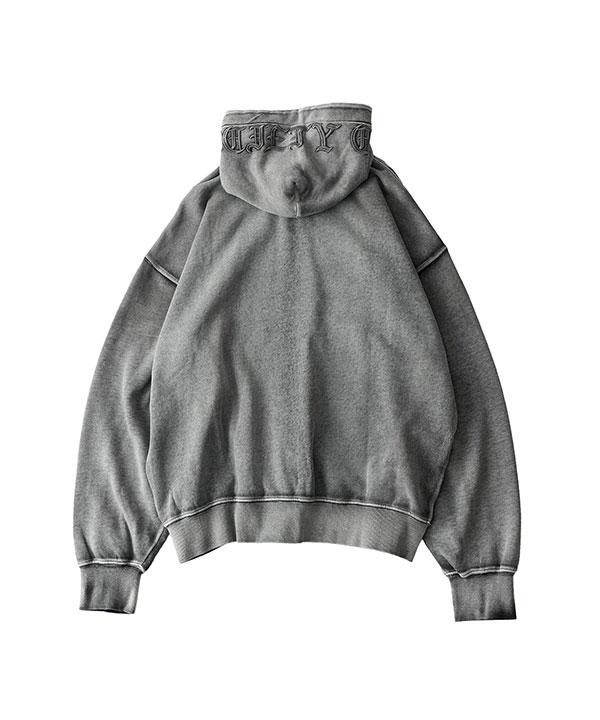 SUBCIETY サブサエティ Double zip short hoodie