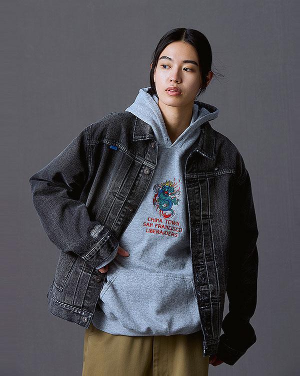 新品未使用 Liberaiders TRUCKER JACKET Lサイズ Liberaiders リベレイダース DAMAGED DENIM TRUCKER JACKET | ARTIF