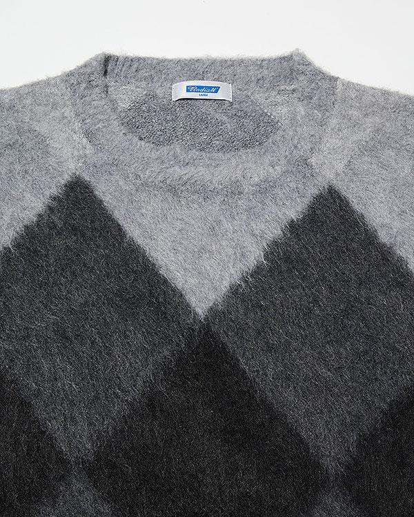 RADIALL ラディアル AT THE STUDIO - CREW NECK SWEATER L/S