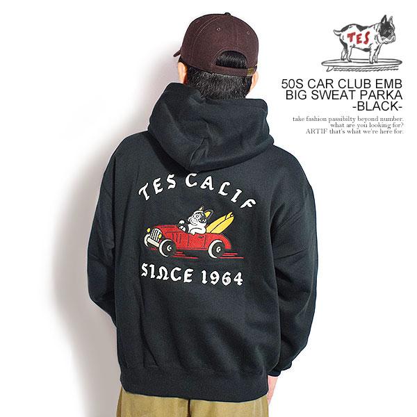 The Endless Summer エンドレスサマー TES 50S CAR CLUB EMB BIG SWEAT