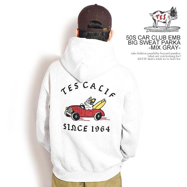The Endless Summer エンドレスサマー TES 50S CAR CLUB EMB BIG SWEAT