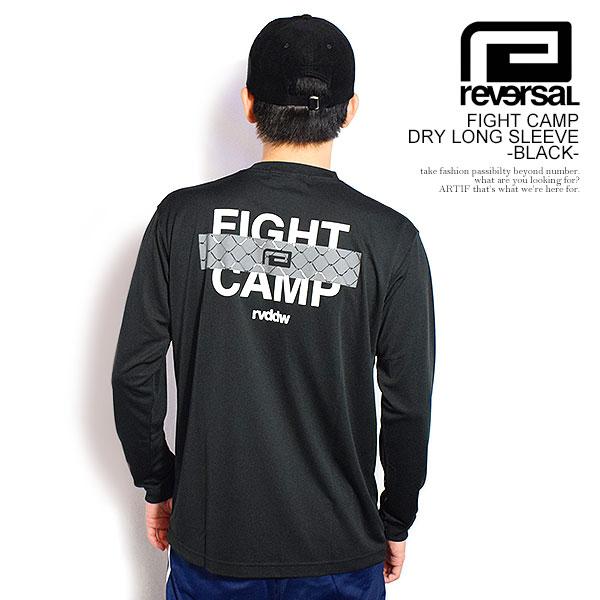 reversal リバーサル FIGHT CAMP DRY LONG SLEEVE -BLACK- | ARTIF