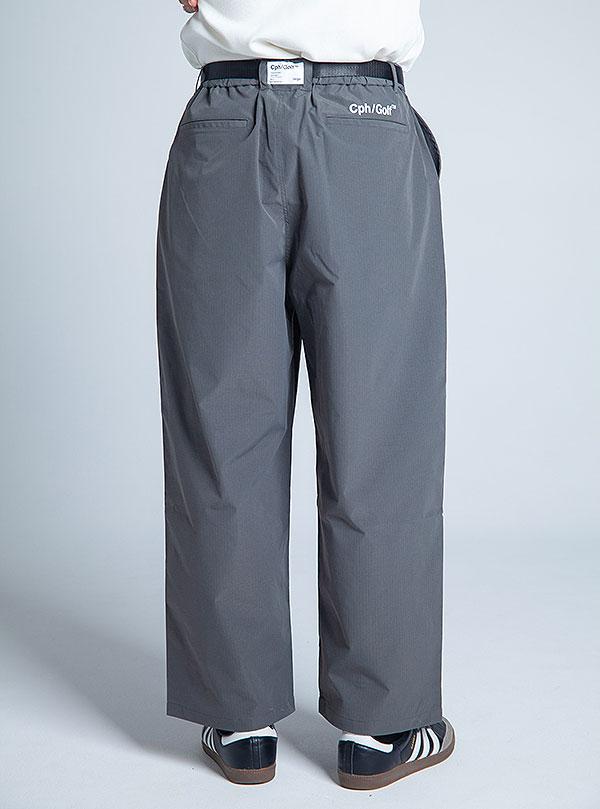 Cph/Golf キャプテンズヘルム ゴルフ ベルト パンツ グレー M CAPTAINS HELM GOLF キャプテンズヘルムゴルフ BELTED ADJUSTABLE WIDE
