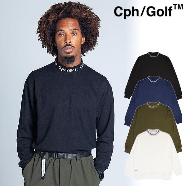 CAPTAINS HELM GOLF キャプテンズヘルムゴルフ JACQUARD MOCK NECK LS TEE