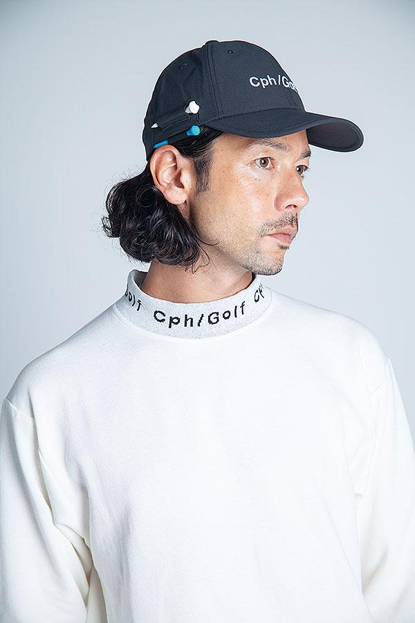 CAPTAINS HELM GOLF キャプテンズヘルムゴルフ JACQUARD MOCK NECK LS TEE