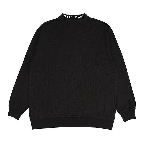 CAPTAINS HELM GOLF キャプテンズヘルムゴルフ JACQUARD MOCK NECK LS TEE