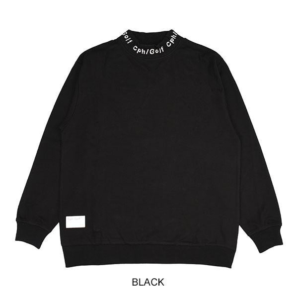 CAPTAINS HELM GOLF キャプテンズヘルムゴルフ JACQUARD MOCK NECK LS TEE