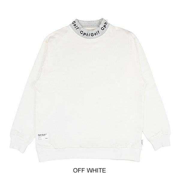 CAPTAINS HELM GOLF キャプテンズヘルムゴルフ JACQUARD MOCK NECK LS TEE