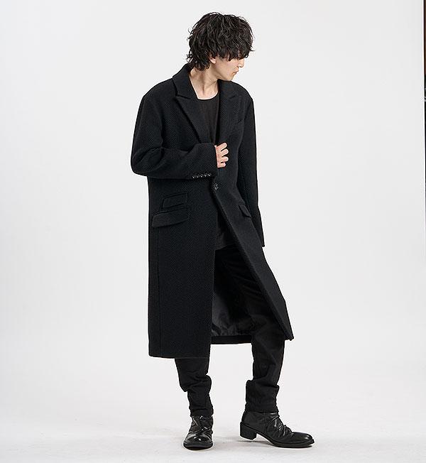 Time is on ヘリンボーンチェスターコート サイズ0 2026 冬 先行予約 11月上旬入荷予定 NO ID. ノーアイディー カルゼ