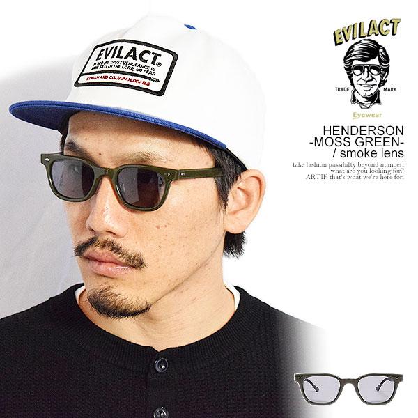 EVILACT EYEWEAR イーブルアクト アイウェア HENDERSON -MOSS GREEN